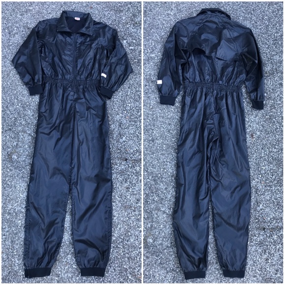 Nike | Pants & Jumpsuits | Nike Sz M Vintage Nylon One Piece Track Jumpsuit | Poshmark